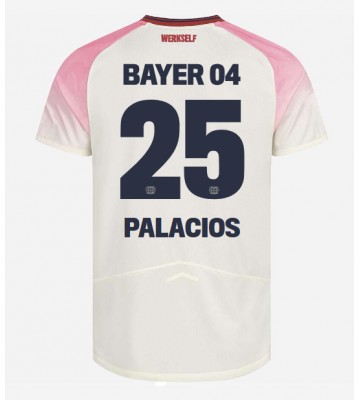 Bayer Leverkusen Exequiel Palacios #25 Replika Udebanetrøje 2025-26 Kortærmet